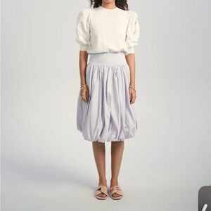Chic Lavender A-Line Skirt